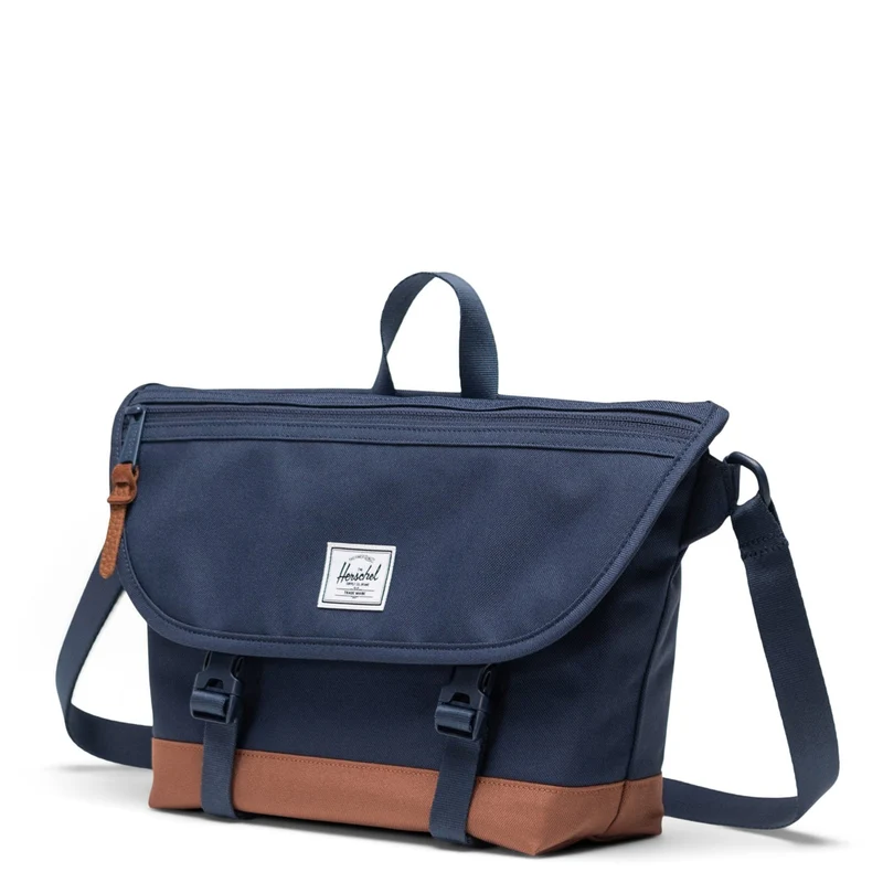 Herschel Cove Messenger - Bolso bandolera S 36 cm (navy/saddle brown)