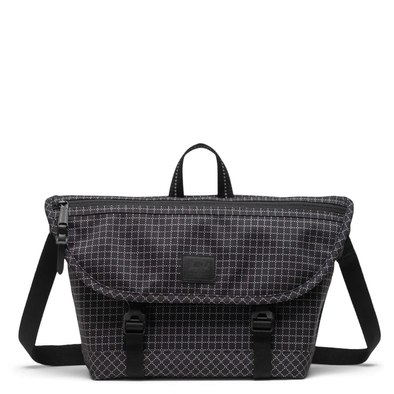 Herschel Cove Messenger - Bolso bandolera S 36 cm (grid-black)