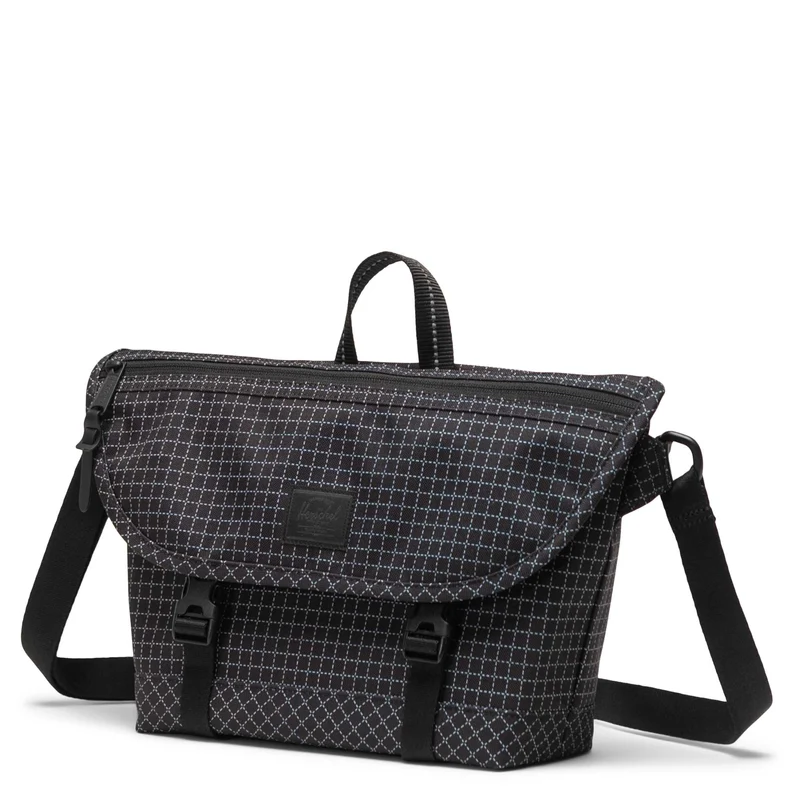 Herschel Cove Messenger - Bolso bandolera S 36 cm (grid-black)
