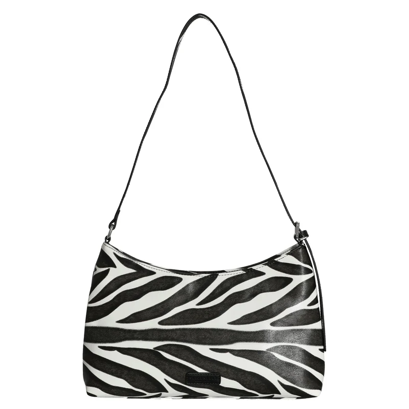 Seidenfelt Fjone - Bolso de hombro 32 cm (zebra)