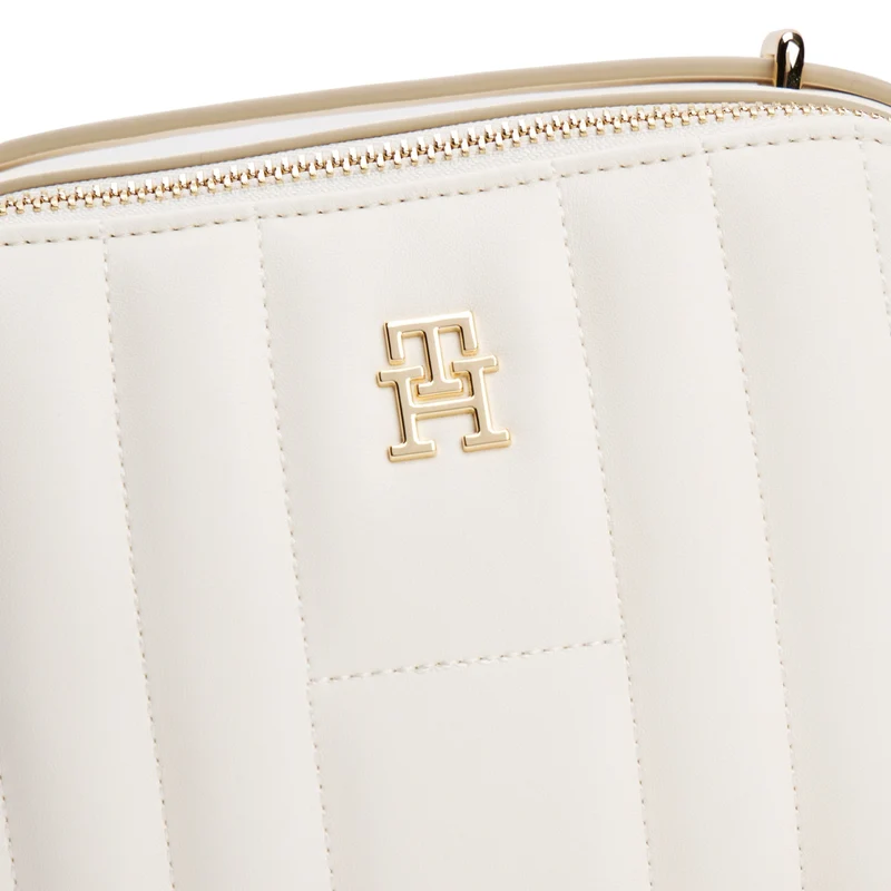 Tommy Hilfiger Feminine Camera - Bolso bandolera 20 cm (ivory petal)