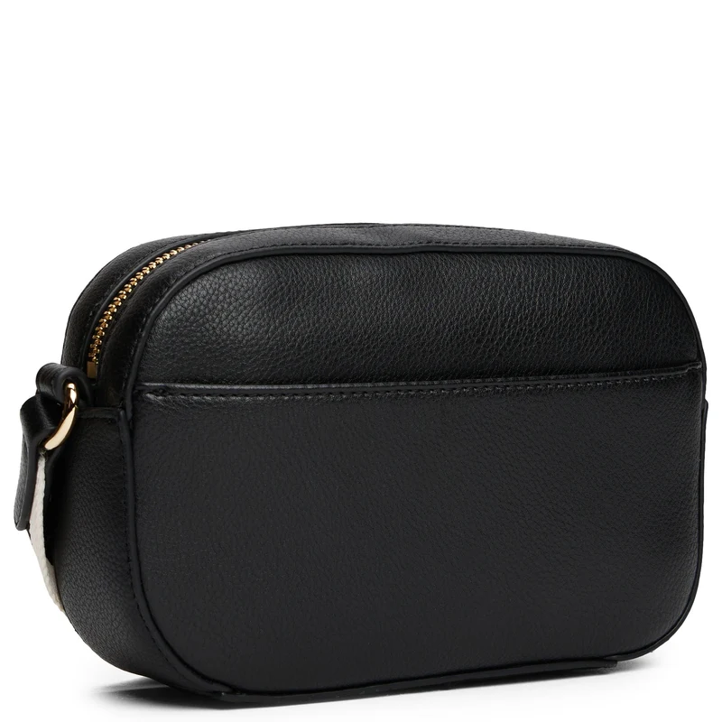 Tommy Hilfiger Logo Tape Camera - Bolso bandolera 19.5 cm (schwarz)