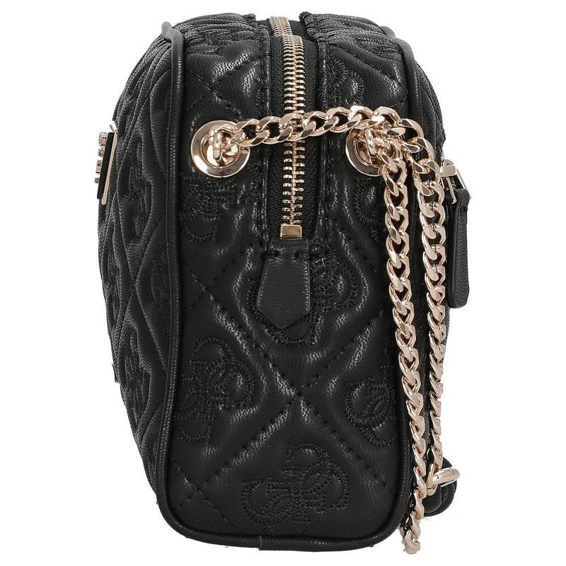 Guess Adelasia Camera Crossbody - Bolso bandolera 18 cm (negro)