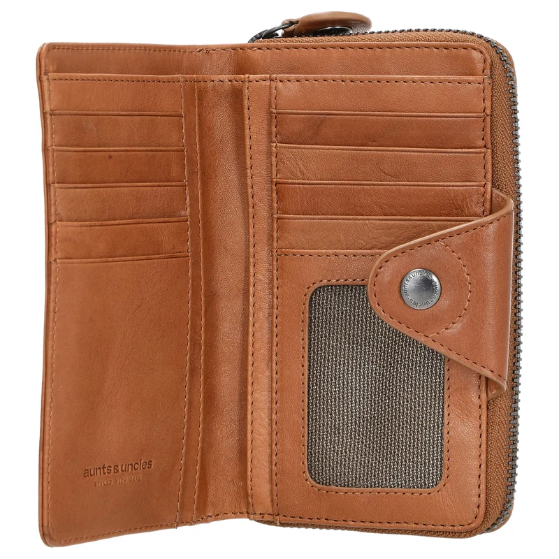 aunts & uncles Grandmas Luxury Club Francis - Cartera 13cc 15 cm RFID (caramel)
