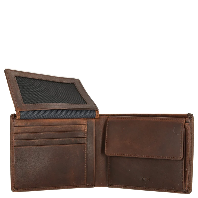 Joop Loreto Typhon - Cartera 9cc 12 cm RFID (marrón oscuro)