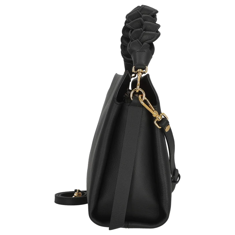 Coccinelle Boheme Grana Doble - ManyagebaB 33 cm (Noir/Cuir)