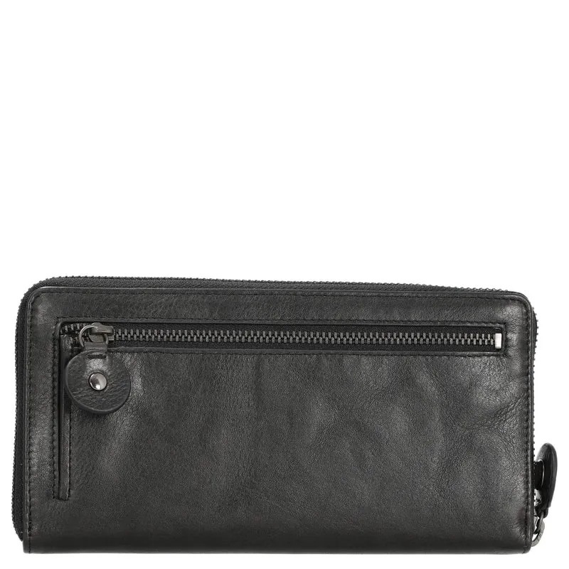 aunts & uncles Grandmas Luxury Club Cynthia - Cartera 13cc 20 cm RFID (black smoke)
