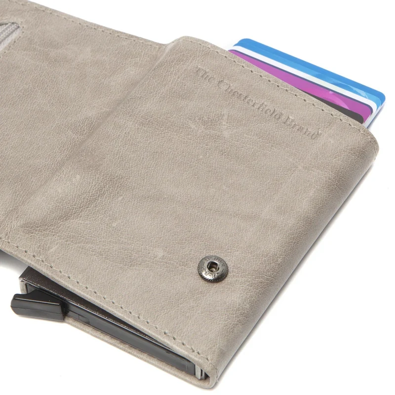 The Chesterfield Brand Portland - Tarjetero 6cc 10 cm RFID (light grey)