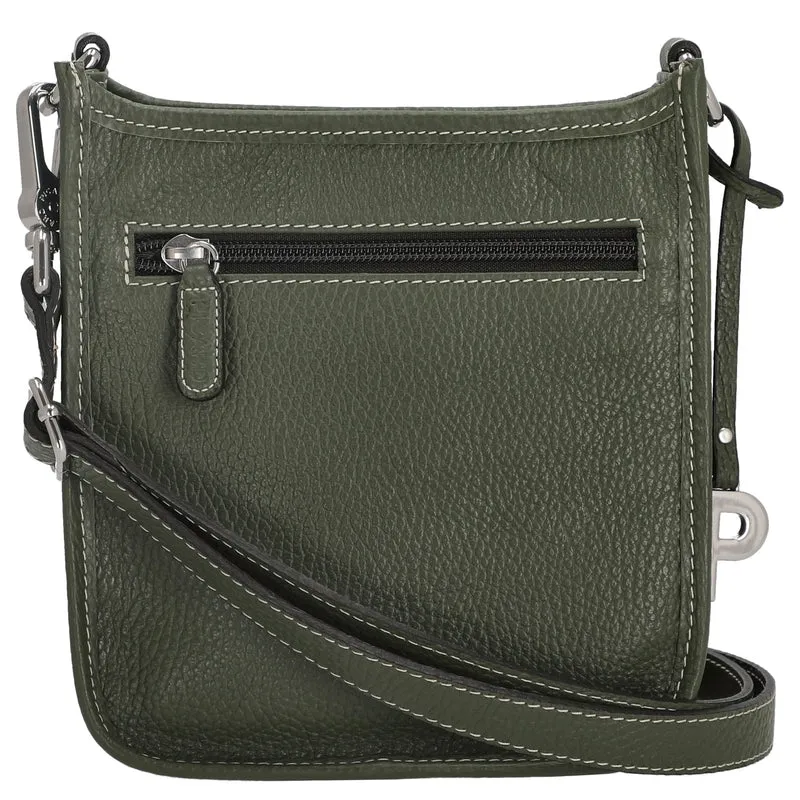 Picard Kronberg - Bolso bandolera 19 cm Rindsleder (pesto)