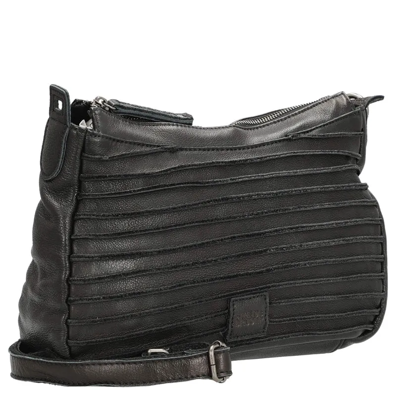 FREDsBRUDER Riffel Likely - Bandolera 38 cm (negro)