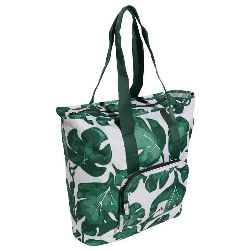 adidas Leaf Print Women - Bolso de mano (orbit grey/collegiate green/green/semi court green)