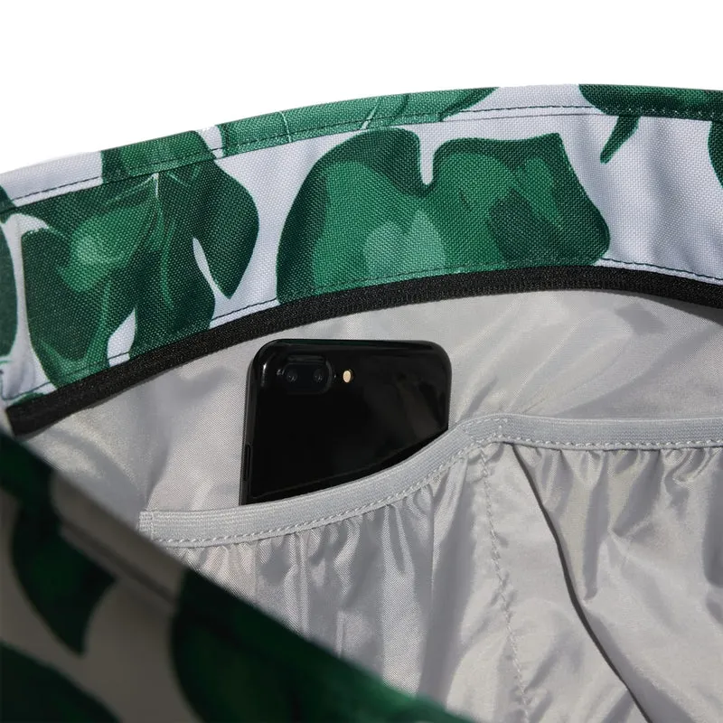 adidas Leaf Print Women - Bolso de mano (orbit grey/collegiate green/green/semi court green)