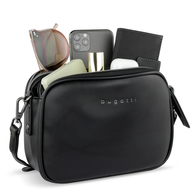 bugatti Almata - Bolso bandolera 21.5 cm (black)