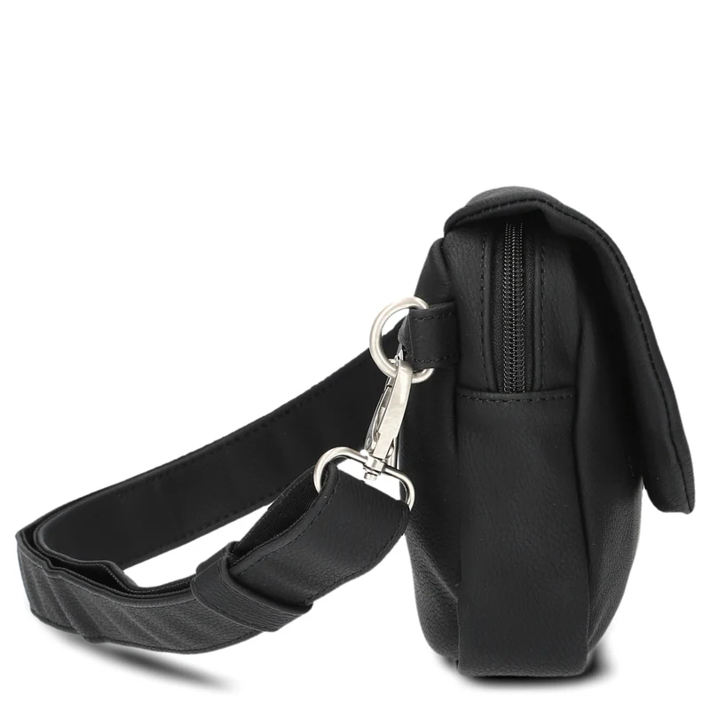 zwei Mademoiselle MH40 - Bolso bandolera/riñonera 25 cm (nubuk-black)