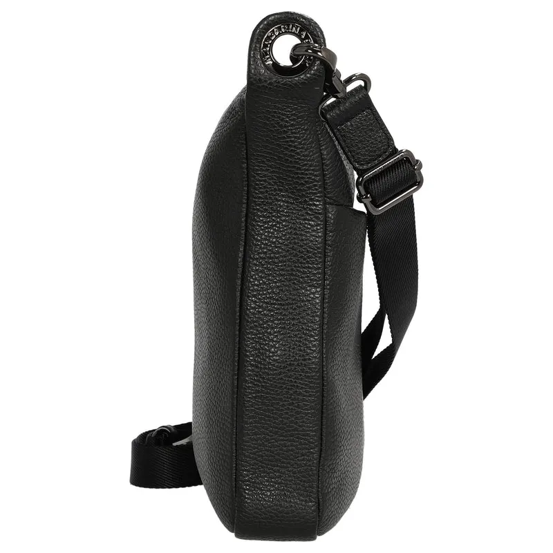 Mandarina Duck Mellow Leather - Bolso de hombro 28 cm (nero)