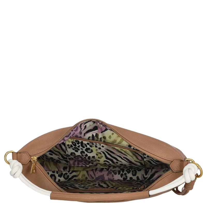 Liu Jo Sanura Hobo - Bolso de hombro M 38 cm (teddy)