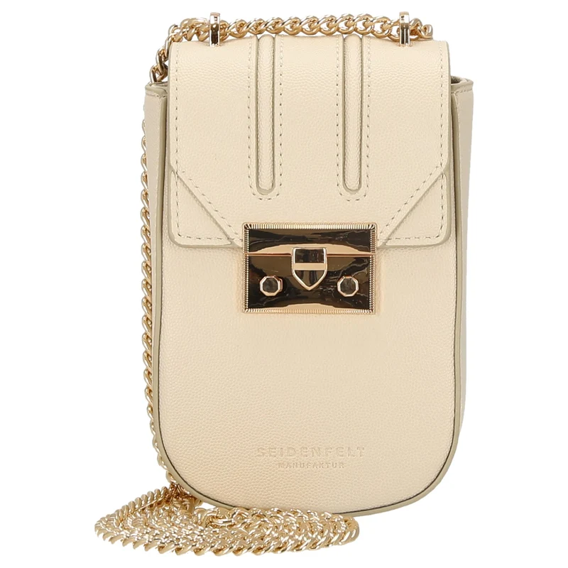 Seidenfelt Roros Mobile - Bolso bandolera 18 cm (beige/gold)