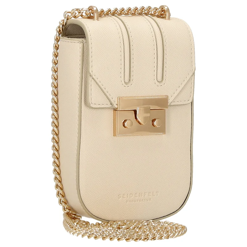 Seidenfelt Roros Mobile - Bolso bandolera 18 cm (beige/gold)