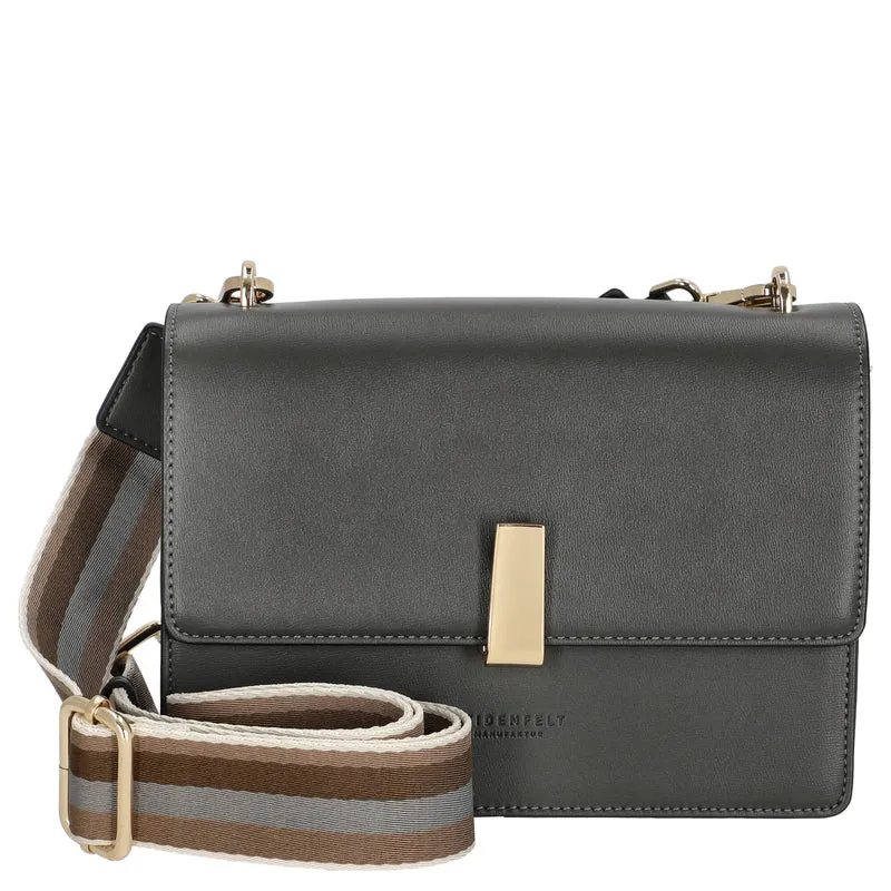 Seidenfelt Flen Crossbody - Bolso bandolera 22 cm (antracite/gold)