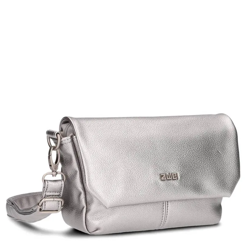 zwei Mademoiselle M40 - Bolso bandolera 25 cm (silver)