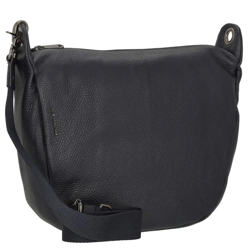 Mandarina Duck Mellow Leather - Bolso bandolera 34 cm (dress blue)