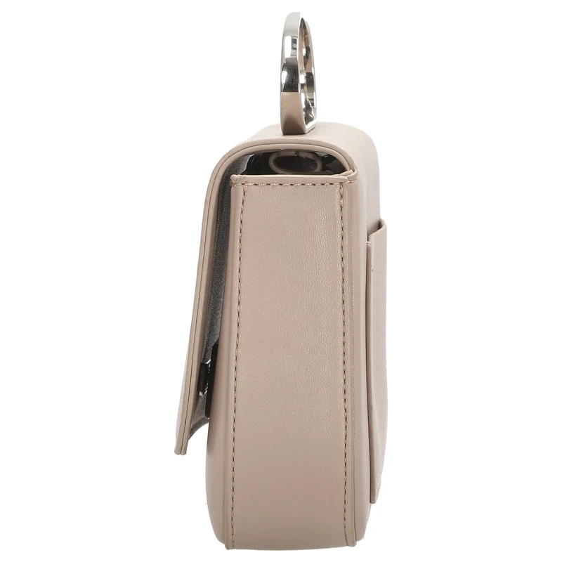 Seidenfelt SFM227 Crossbag - Bolso bandolera 16 cm (powder taupe/silver)
