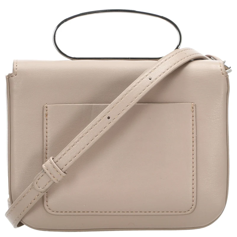 Seidenfelt SFM227 Crossbag - Bolso bandolera 16 cm (powder taupe/silver)