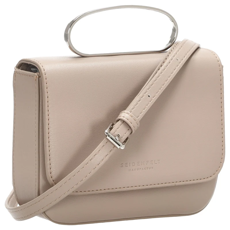 Seidenfelt SFM227 Crossbag - Bolso bandolera 16 cm (powder taupe/silver)