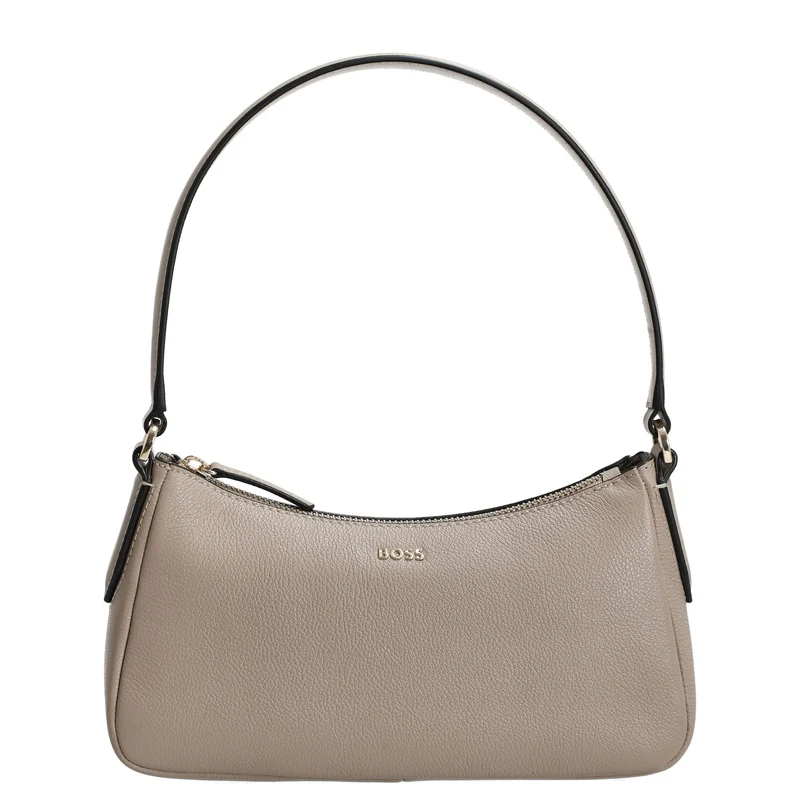 BOSS Women's Alyce BM - Bolso de hombro S 24.5 cm (light beige)