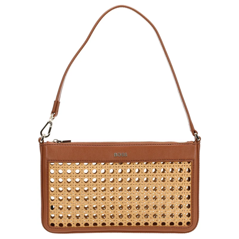 BOSS Women's Sandy - Bolso de hombro 25 cm (natural)