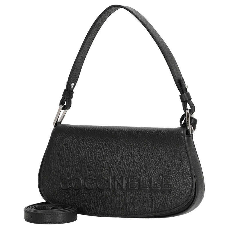 Coccinelle Myrtha Maxi Log - Bolso de hombro 24 cm (noir)