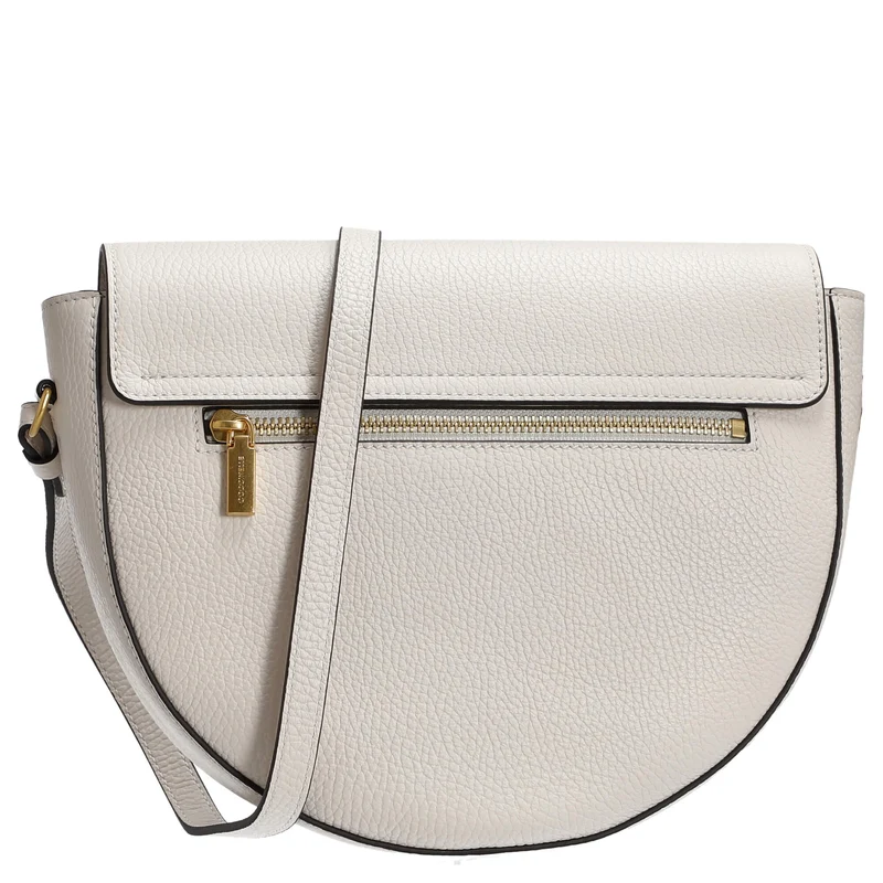 Coccinelle Beat Soft - Bolso bandolera 24 cm (blanco)