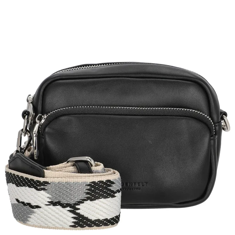 Seidenfelt Hede Crossbody - Bolso bandolera 17 cm (black)