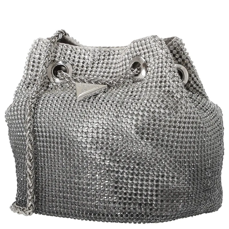 Guess Zalina - Beuteltasche 15 cm (plata)