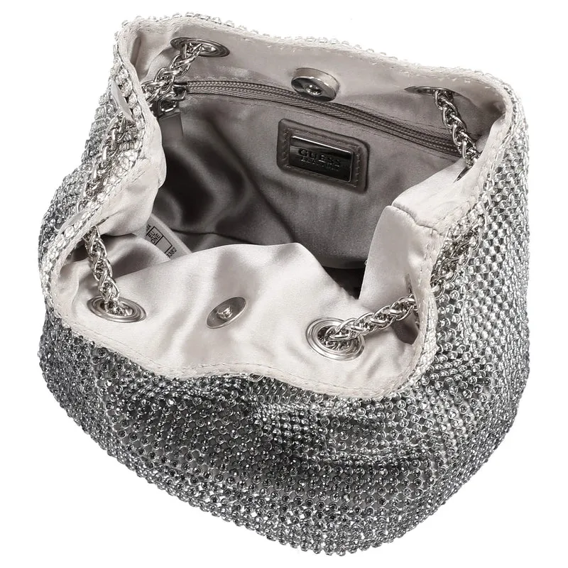 Guess Zalina - Beuteltasche 15 cm (plata)