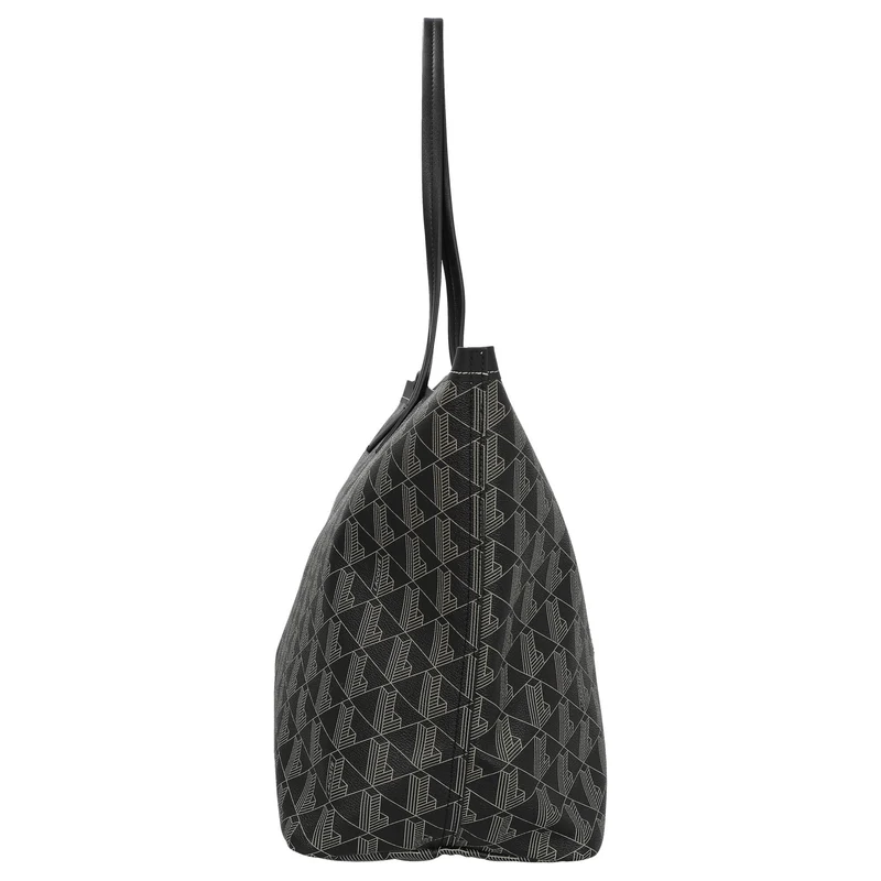 Lacoste Zely - Bolso shopper L (mono noir beige)