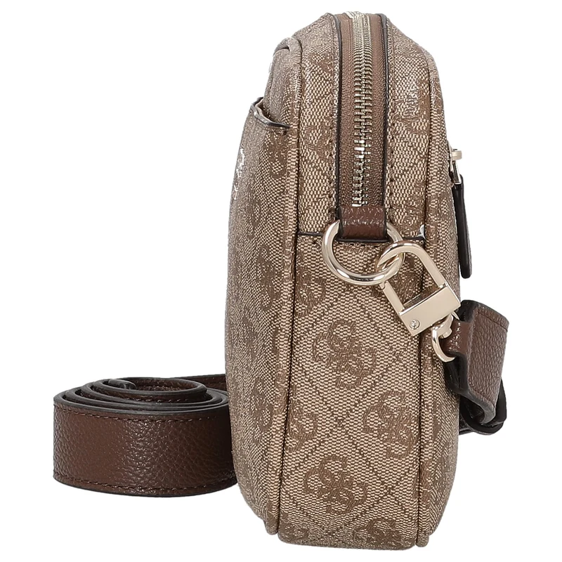 Guess Vikky II - Bolso bandolera 20 cm (latte logo/brown)