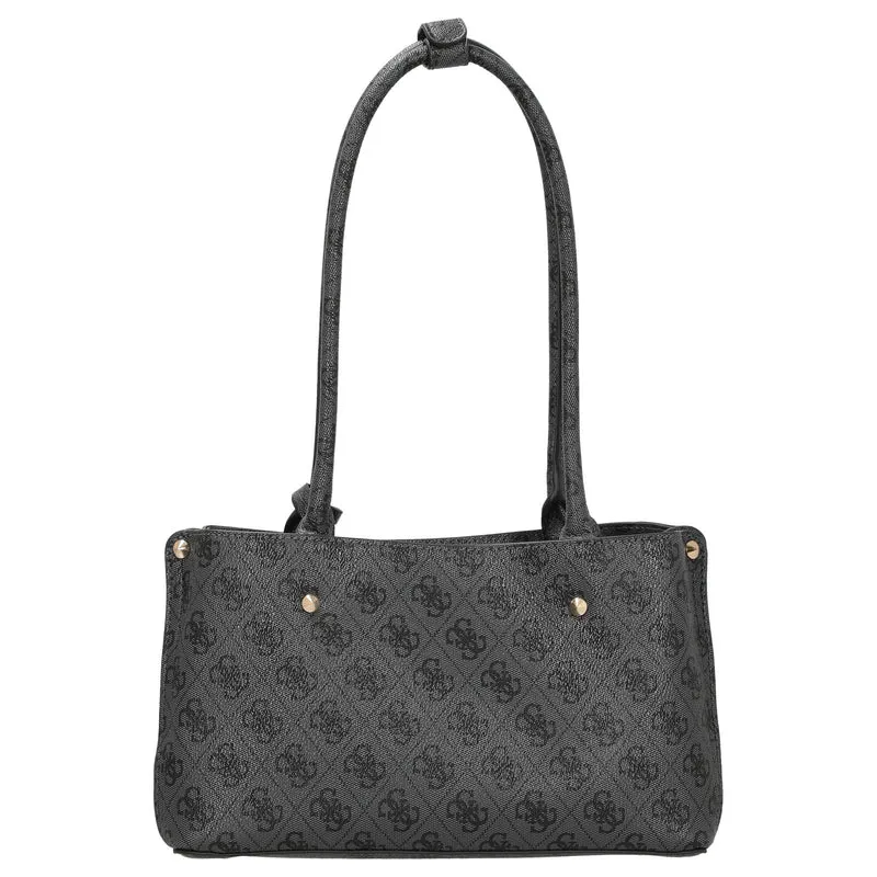 Guess Meridian - Bolso de hombro 27 cm (coal logo)