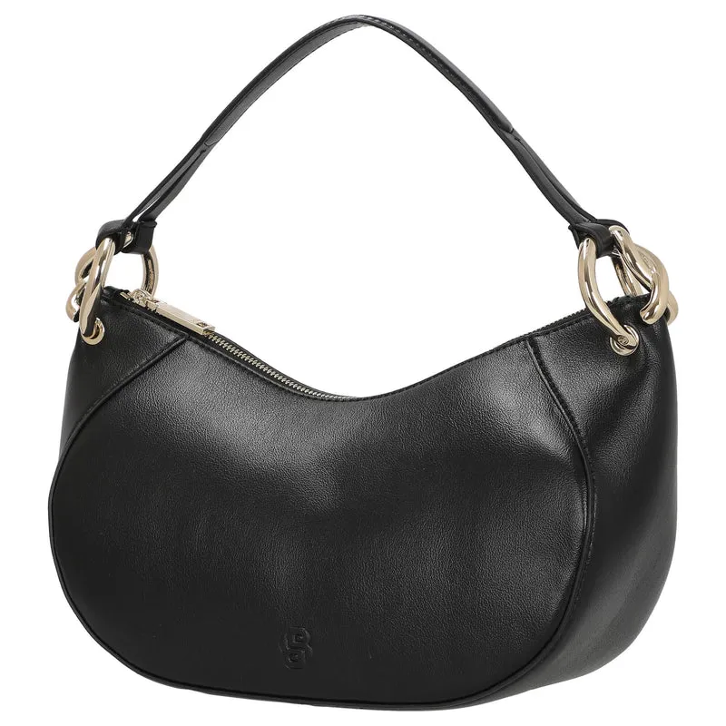 BOSS Women's Bretzel - Bolso de hombro S 34 cm (black)