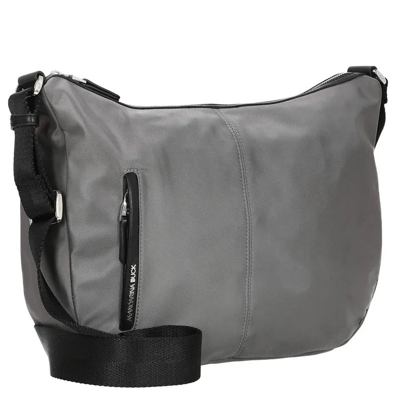 Mandarina Duck Hunter Hobo - Bolso bandolera 36 cm (smoked pearl)