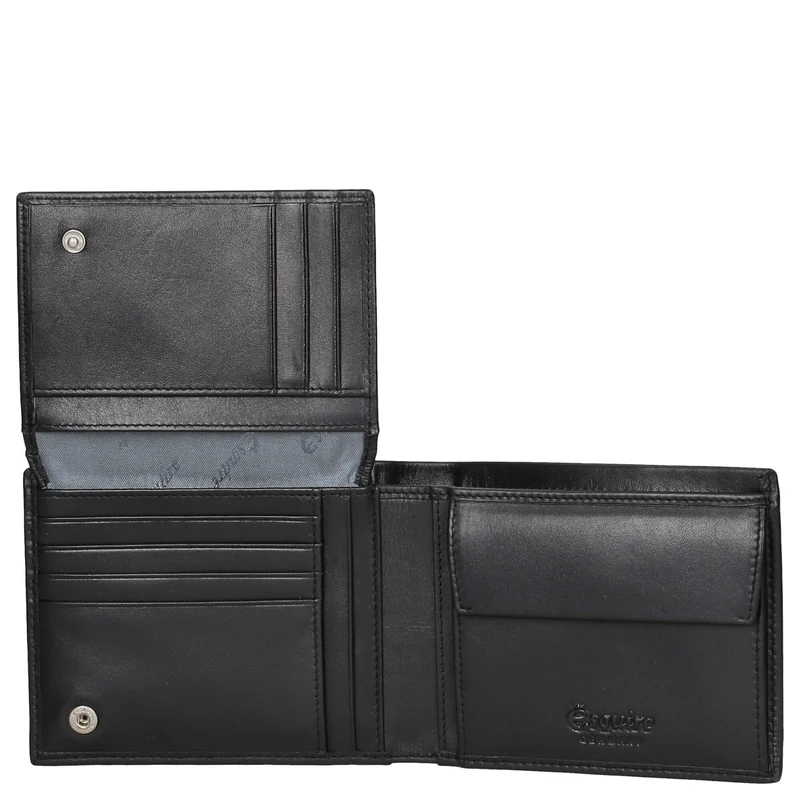 Esquire New Silk - Cartera 12cc 12.5 cm (black)