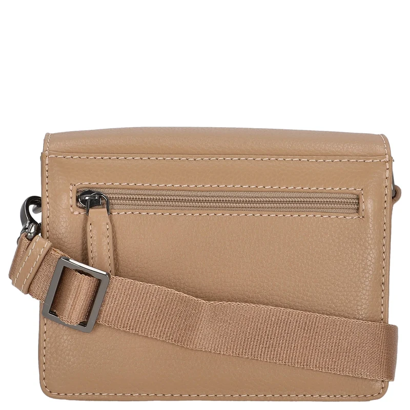 bugatti Elsa - Bolso bandolera de cuero S 18.5 cm (sand)