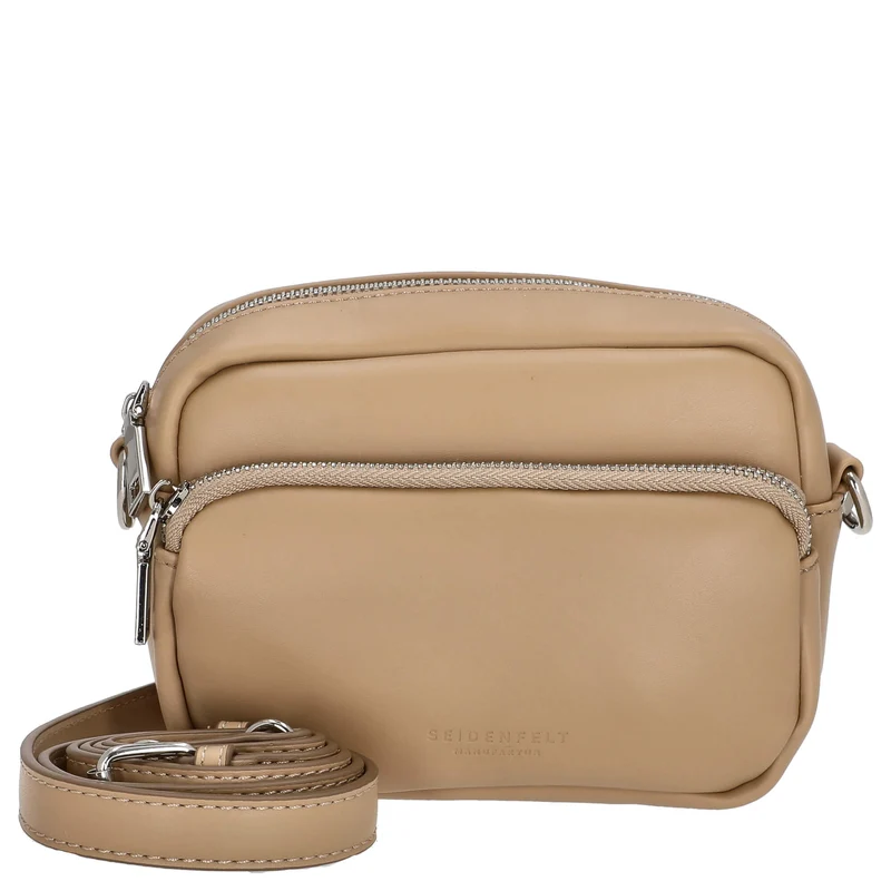 Seidenfelt Hede Crossbody - Bolso bandolera 17 cm (almond)