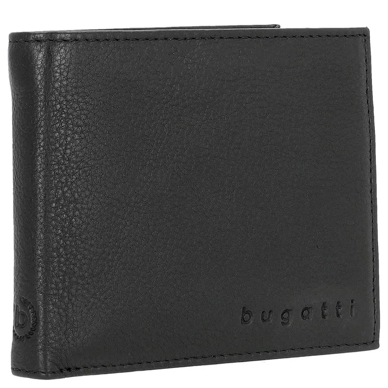 bugatti Sempre - Cartera con monedero 12 cm (schwarz)