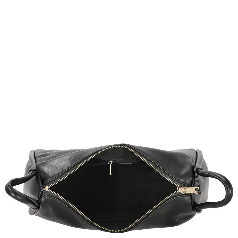 Seidenfelt Kaavi - Bolso bandolera 30 cm (black/gold)