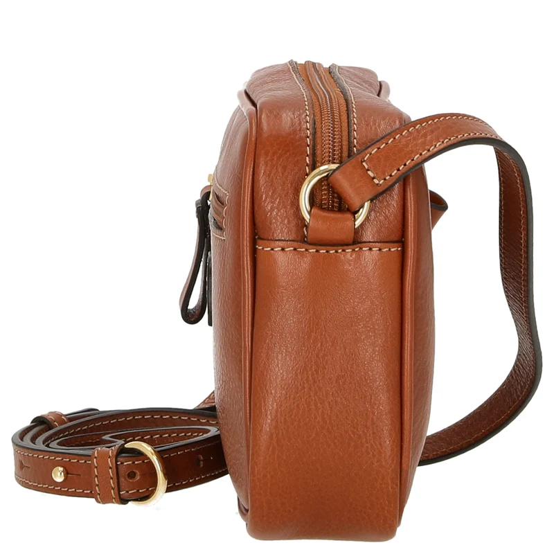 Brics Life Pelle - Bolso bandolera 21 cm (cognac)