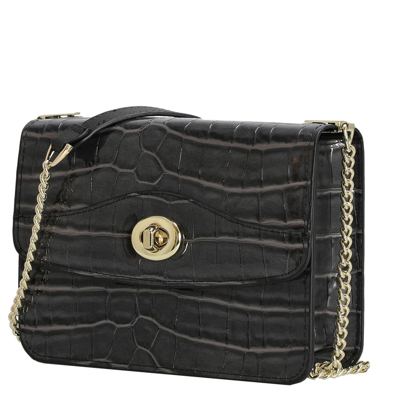Seidenfelt Tuuli Small - Bolso bandolera 17 cm (antracite/gold)