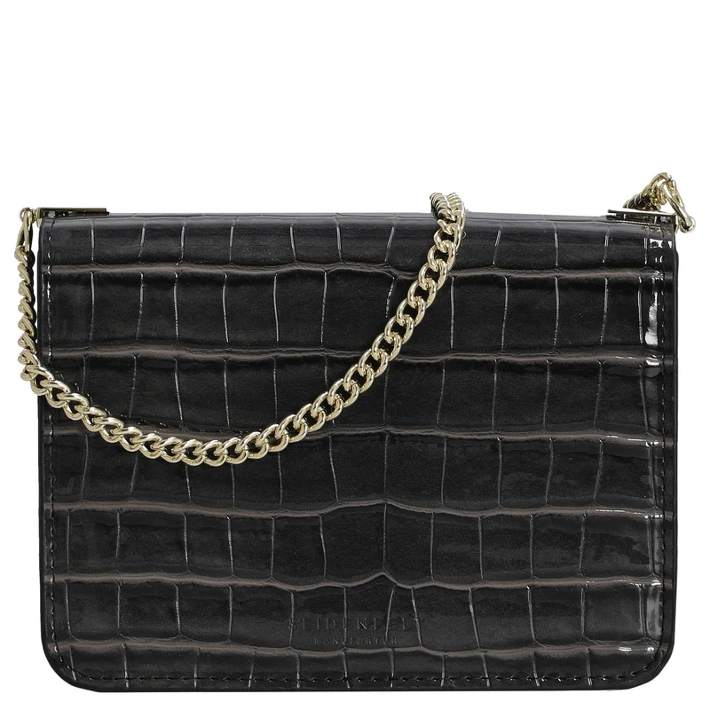 Seidenfelt Tuuli Small - Bolso bandolera 17 cm (antracite/gold)