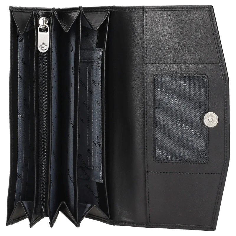 Esquire New Silk - Cartera 14cc 19 cm (black)