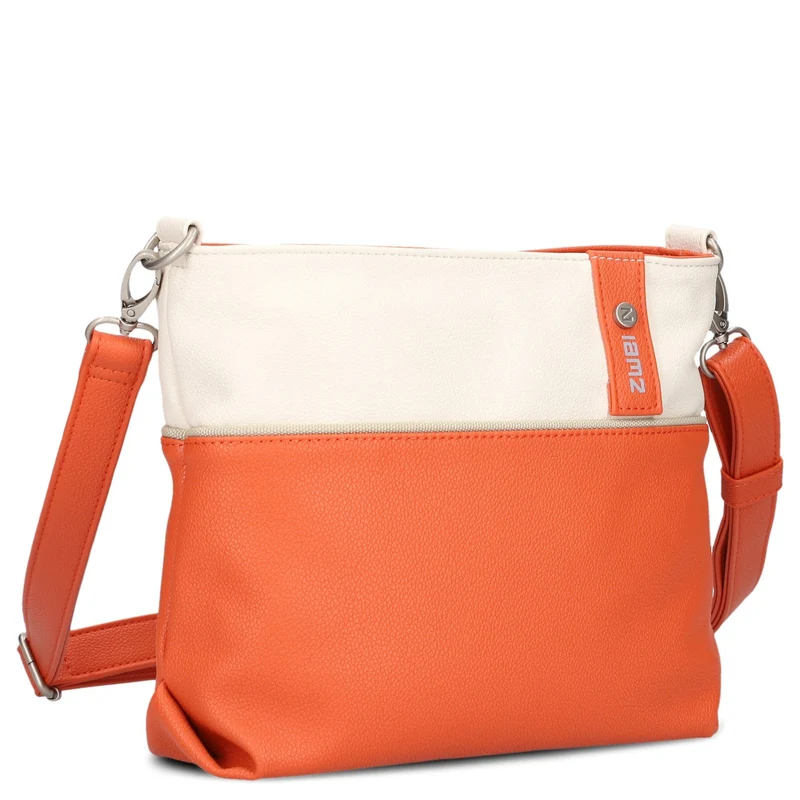 zwei Jana J8 - Bolso de hombro 27 cm (papaya)